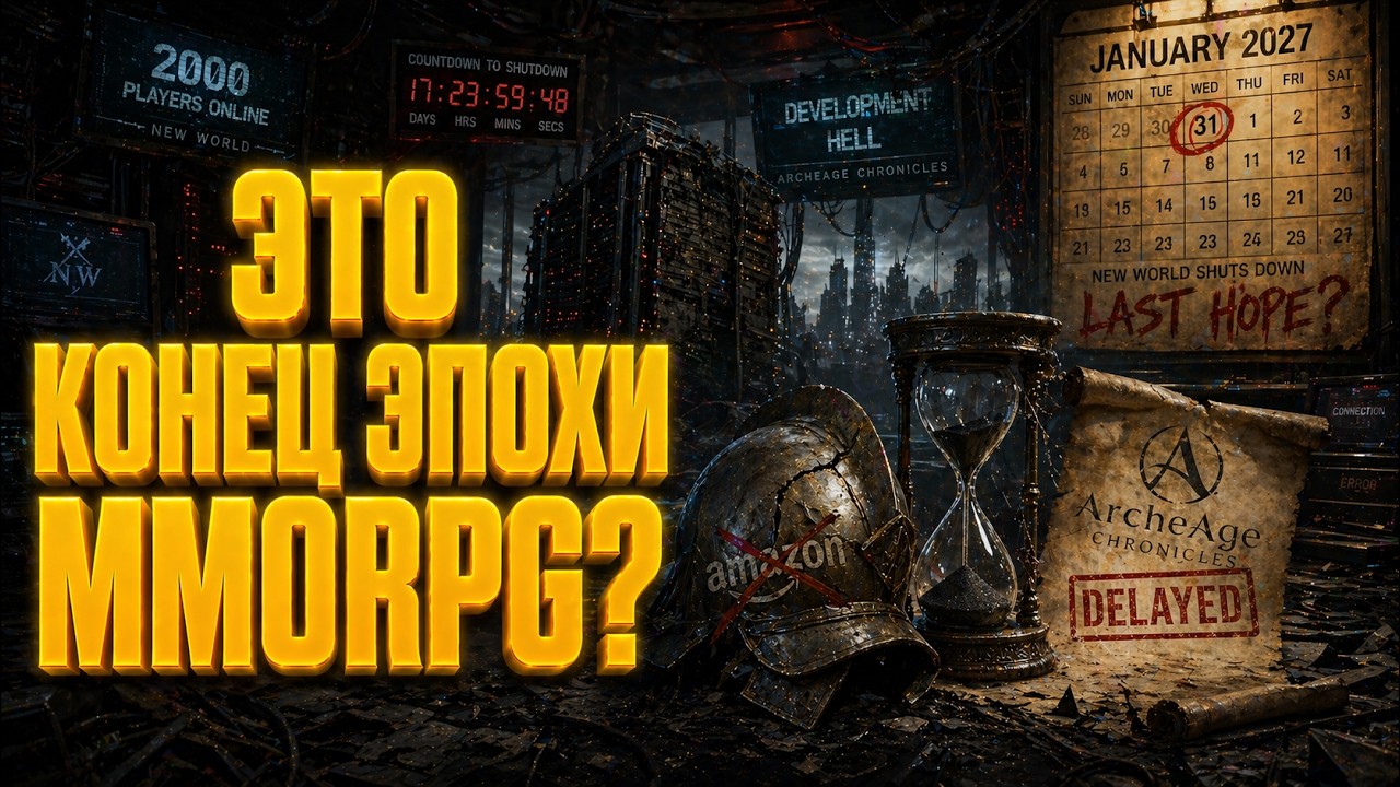 MMORPG 2025: Почему умирают игры? New World, ArcheAge 2 и другие провалы