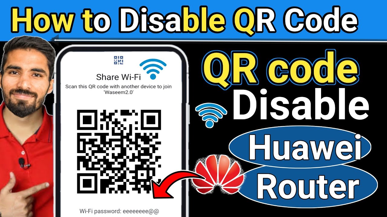 How To Disable QR Code | How To Hide WiFi QR Code | Block QR Code Huawei Router