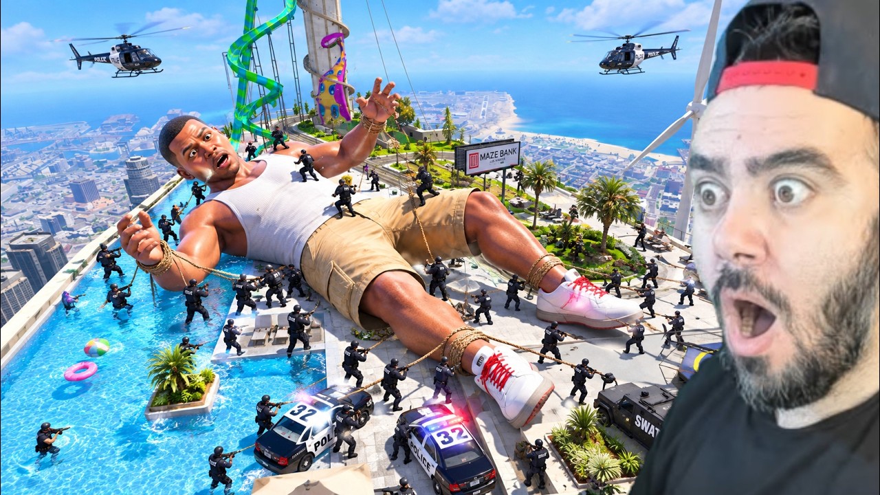 FRANKLIN İKSİR İ&Ccedil;Tİ DEV OLDU - GTA 5 MODS
