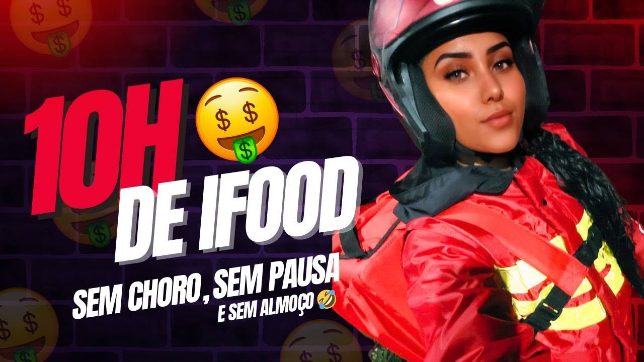 10H DE ENTREGAS NO IFOOD APP - VALE A PENA TRABALHAR DE MANHÃ? #motogirl