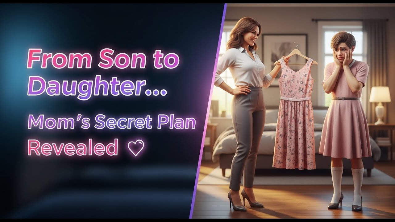 “From Son to Daughter… Mom’s Secret Plan Revealed 👗😱”   Crossdressedstory,Boy2Girl,M2F,TGTF