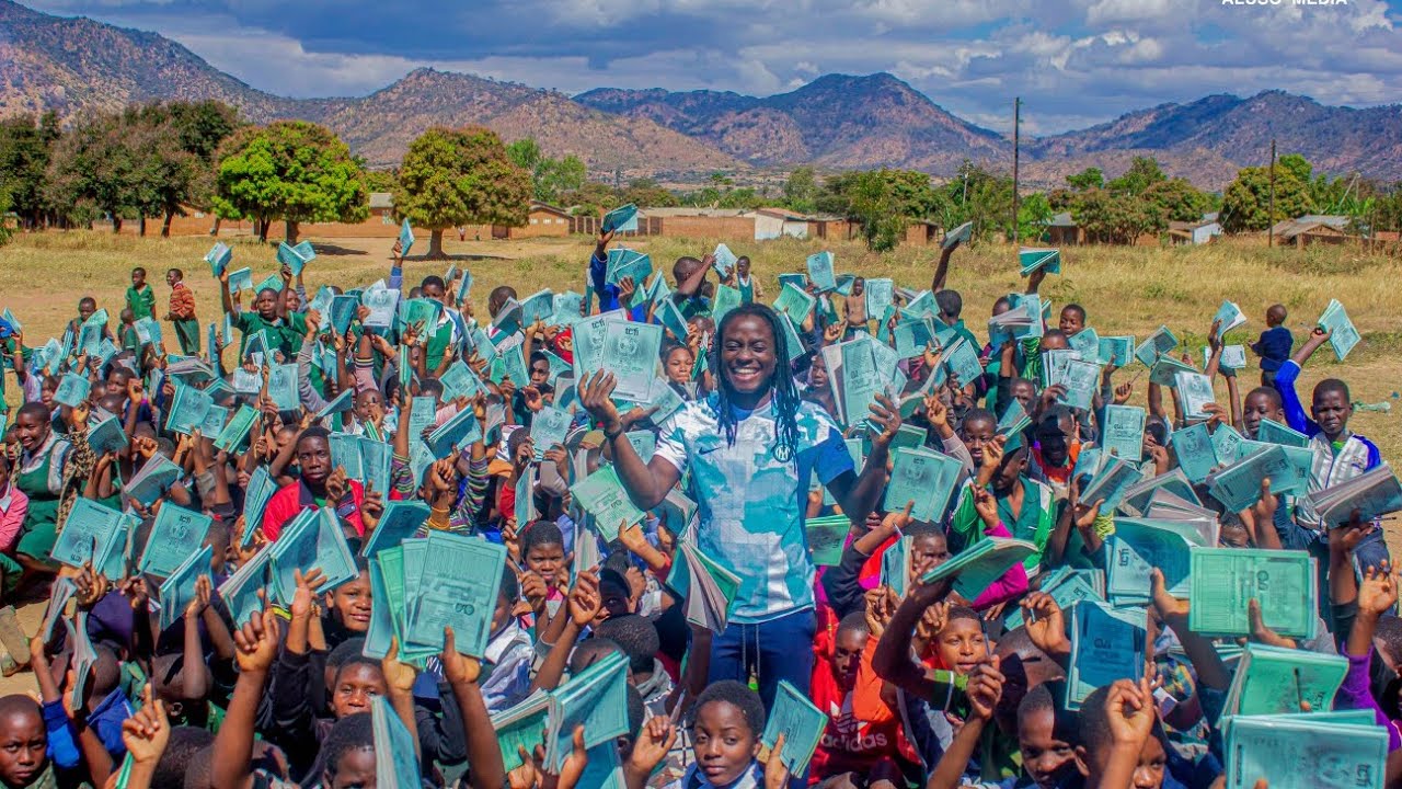 Tabitha Chawinga Donates To Former primary school in Rumphi,Malawi
