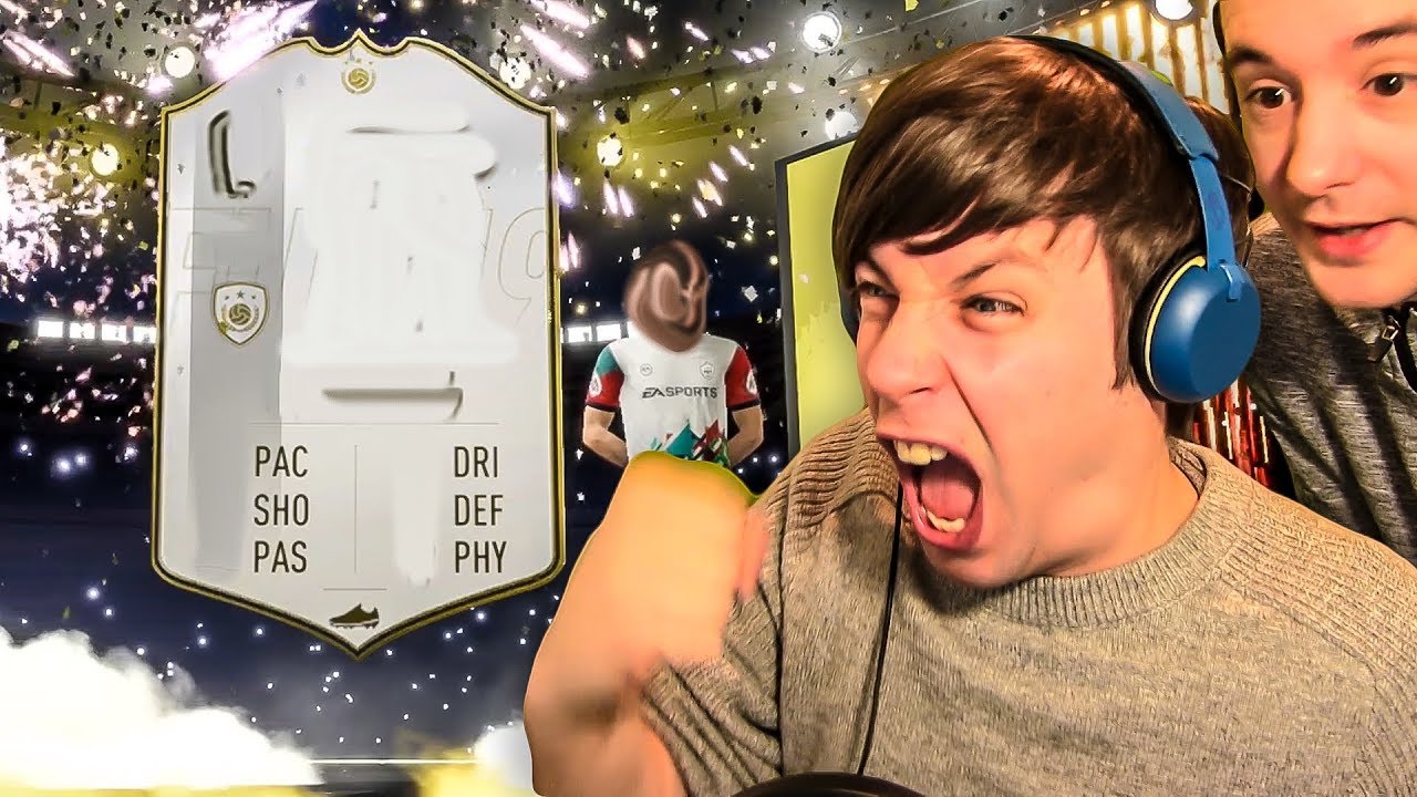I PACKED A HUGE ICON YEEEESSSS!!! - FIFA 19 ULTIMATE TEAM PACK OPENING