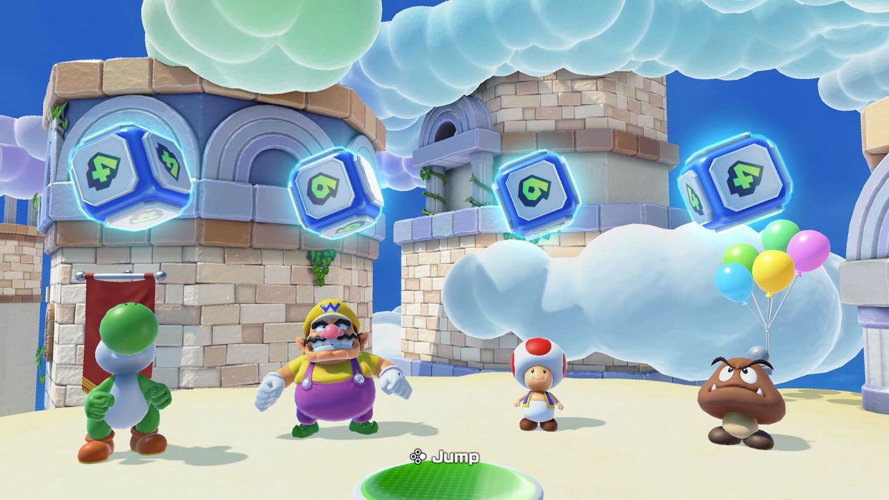 Super Mario Party Jamboree - Mario's Rainbow Castle (Party Rules | 10 Turns) (Master CPUs) [4K]