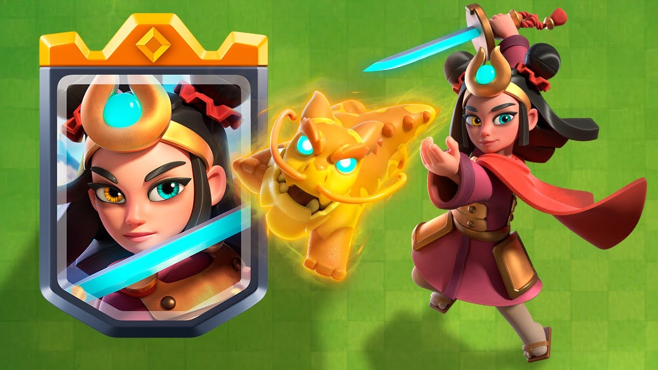 NOVA CARTA LÍDER WUSHI no CLASH ROYALE???