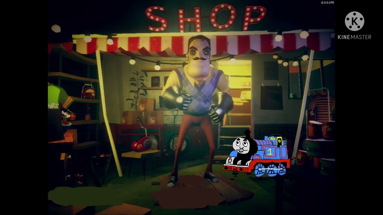 What if Thomas the tank engine was in secret neighbor (EDIT)