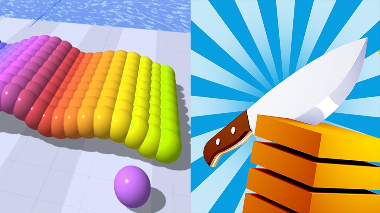 Canvas Run VS Slice it All Android iOS Mobile Gameplay Walkthrough (Level 71-80)