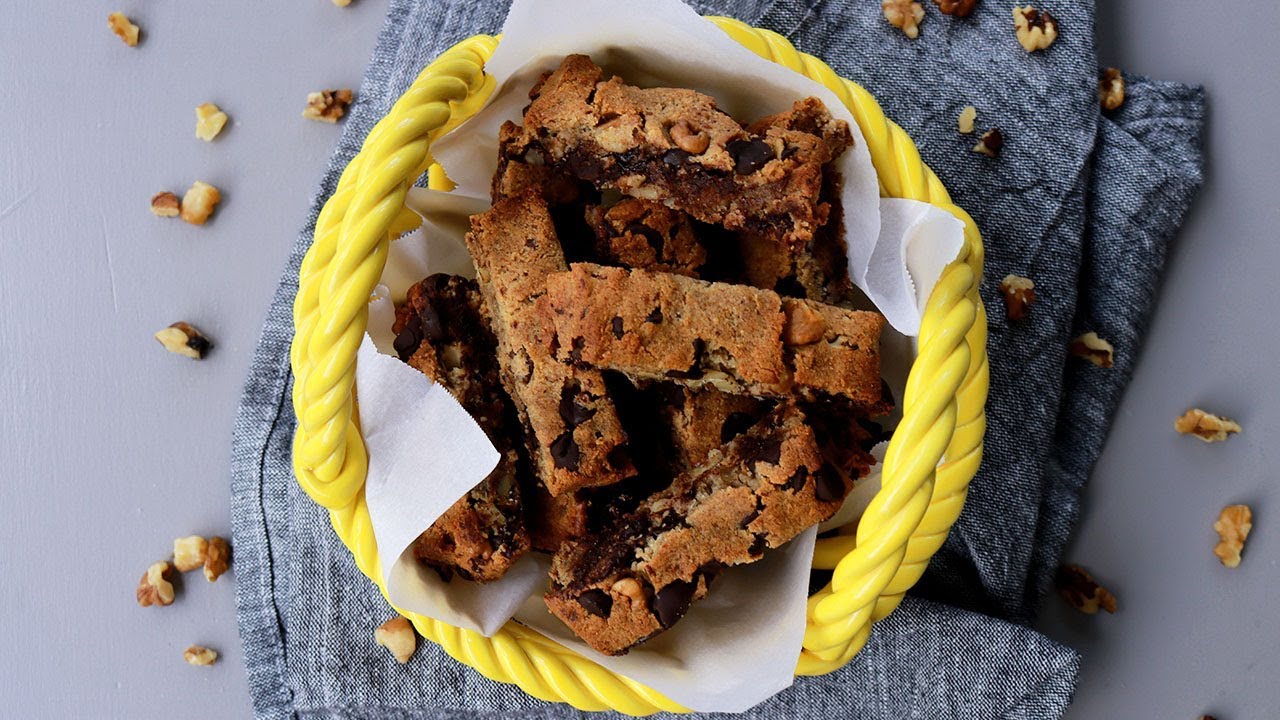 Chocolate Chip Walnut Cookie Sticks (Passover/Gluten-Free/Vegan) - It's Raining Flour Episode 161