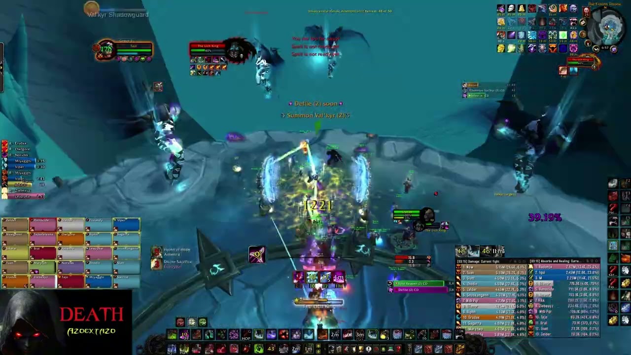 Death - LK25H 1 Chamber practice #2 / 05:56 - Blood DK POV