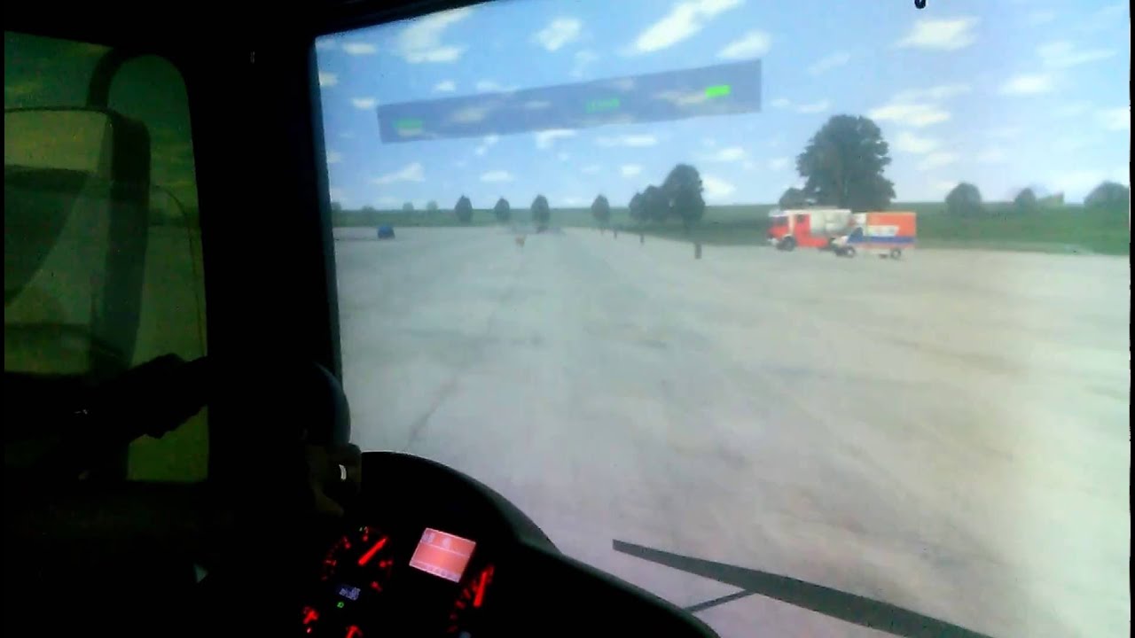 Symulator Jazdy Ciężar&oacute;wką - Kurs na przew&oacute;z rzeczy. Warszawa 05.2016
