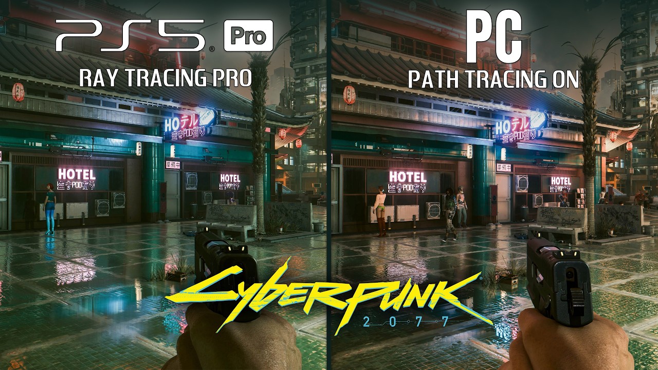 Cyberpunk 2077 | PS5 Pro против ПК | Сравнение графики