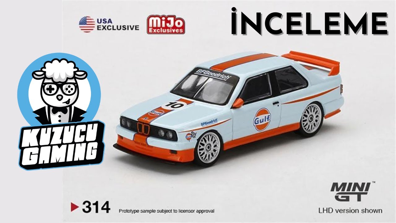 Mini GT 314 BMW M3 GULF Mijo Exclusive İNCELEME