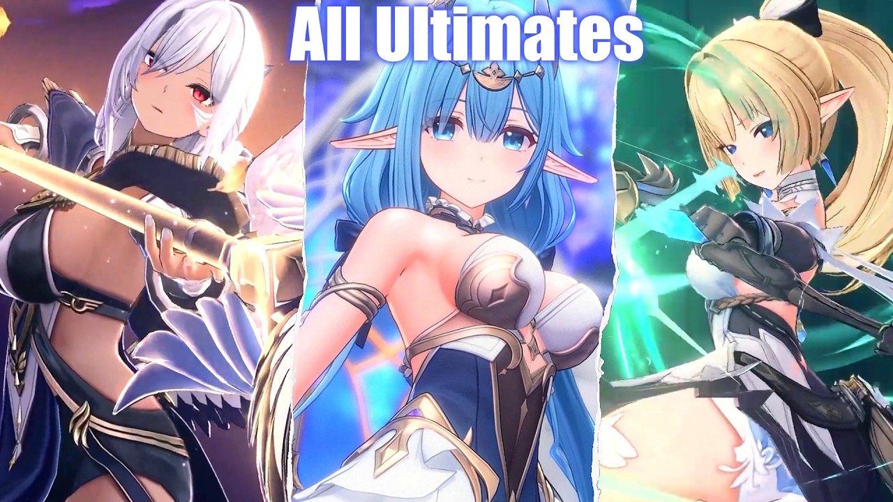 Azur Promilia - All Characters Ultimates & Skills (Closed Beta)