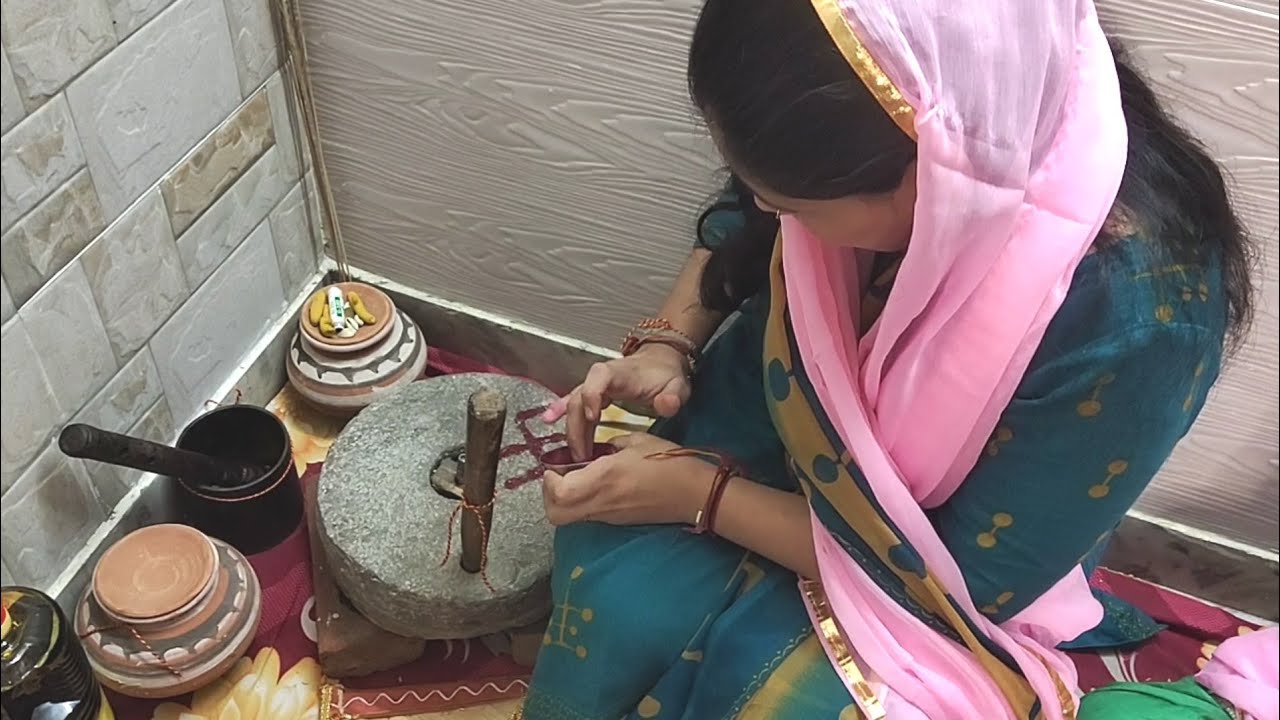 पंजाबी रीति रिवाज -  छोटी चुंग , गंडा कूटना #sistermarriage 2020 || Aarti kinger