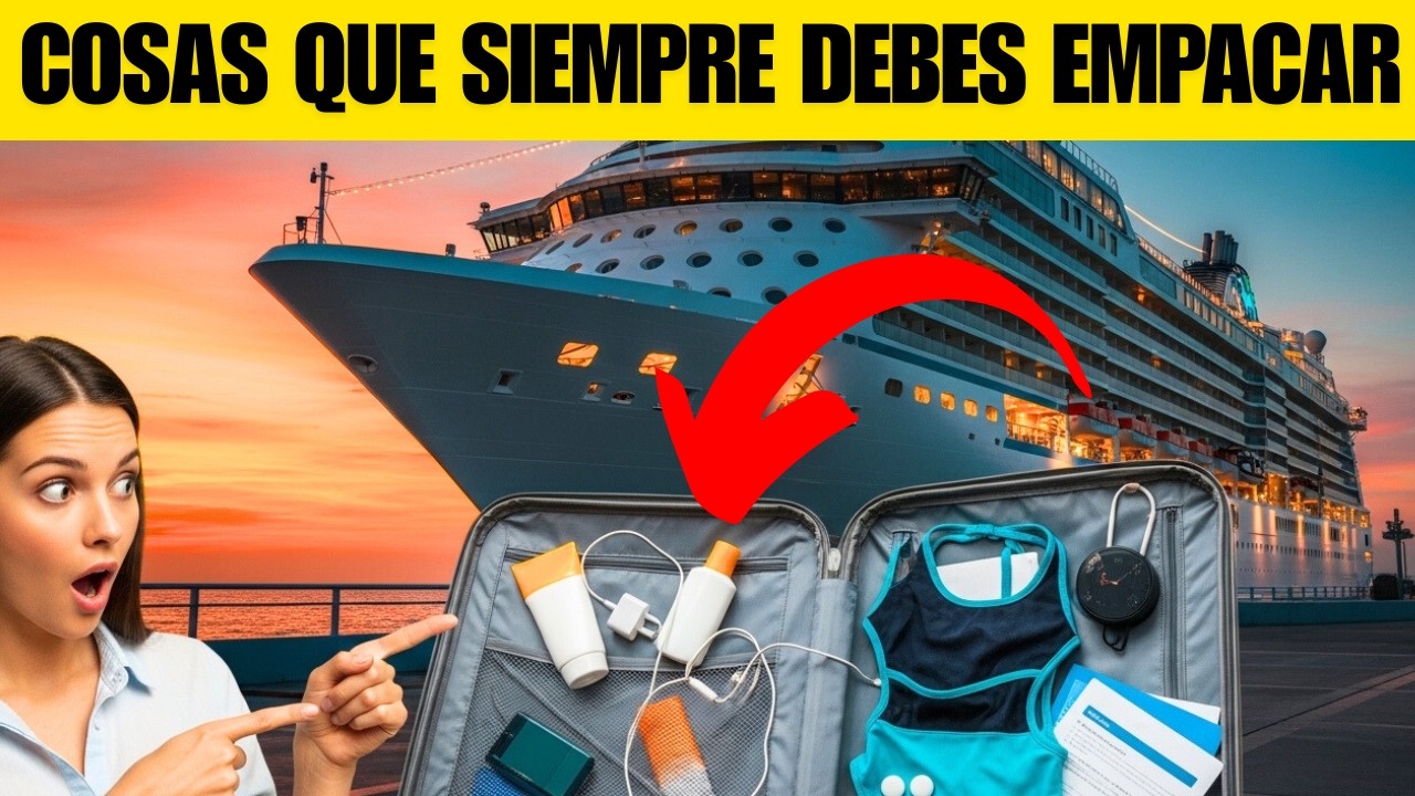 🧳10 Cosas que SIEMPRE Debes Empacar en tu Crucero La #7 te Salvará