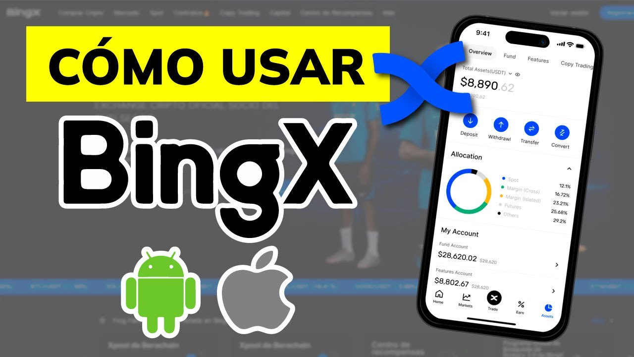 📱 C&oacute;mo Funciona la App de BingX (2026) | Gu&iacute;a Completa para Invertir en Cripto