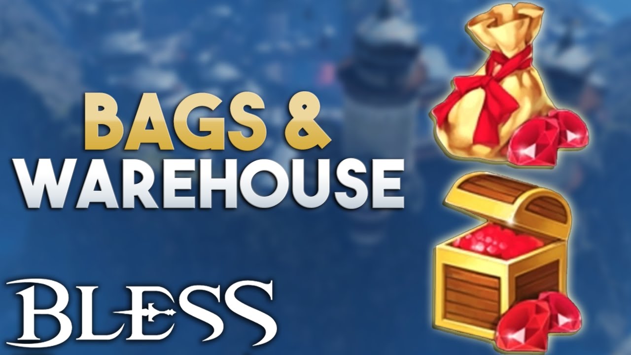 Bless Online | Bag Expansion, Storage Warehouse/Bank, Cash Shop Credit (Lumens)
