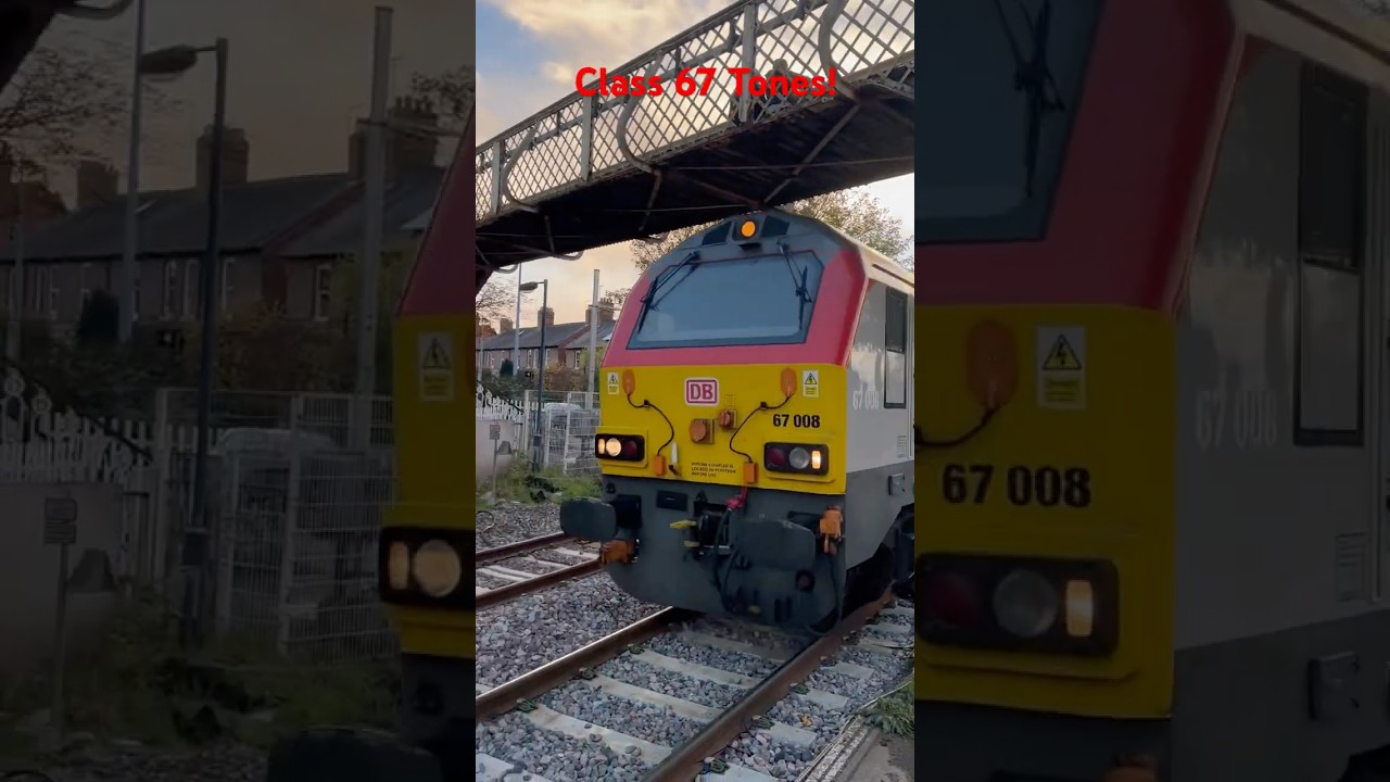 Class 67 loco tones at Nantwich (2025)