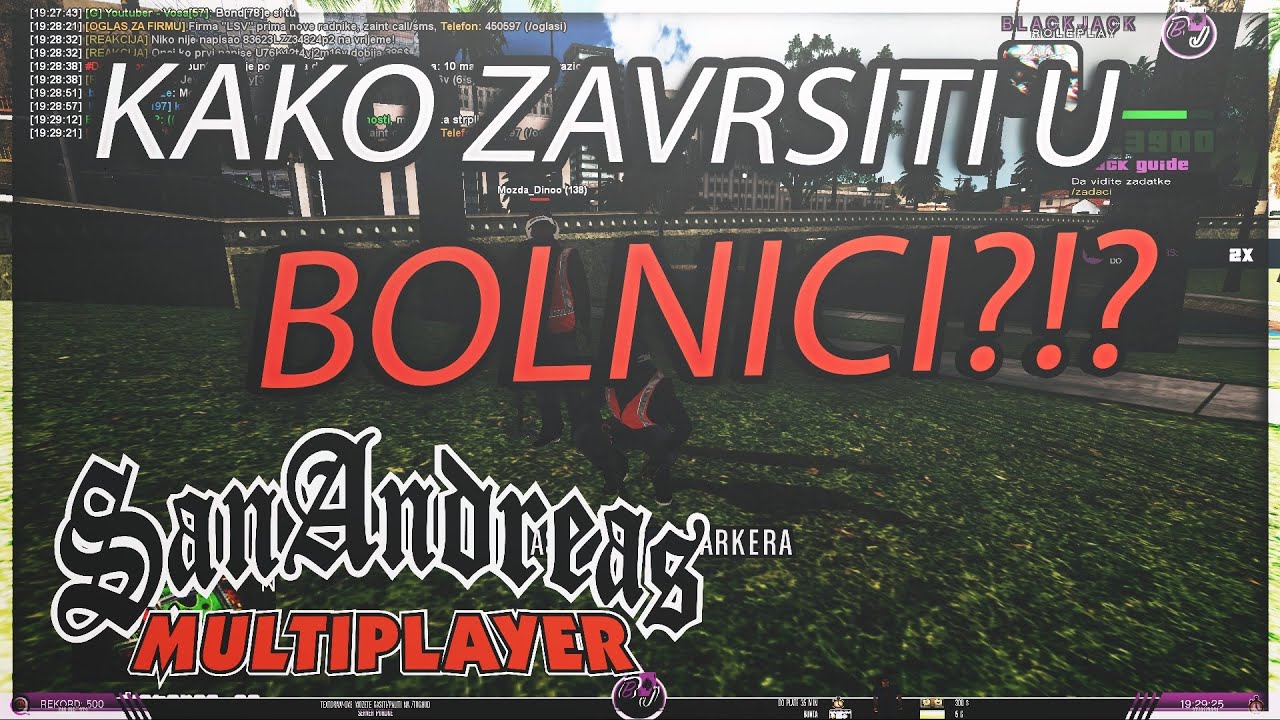 KAKO ZAVRSITI U BOLNICI KAO NAJVECA BUDALA?!? Story time | SA:MP Black Jack RP