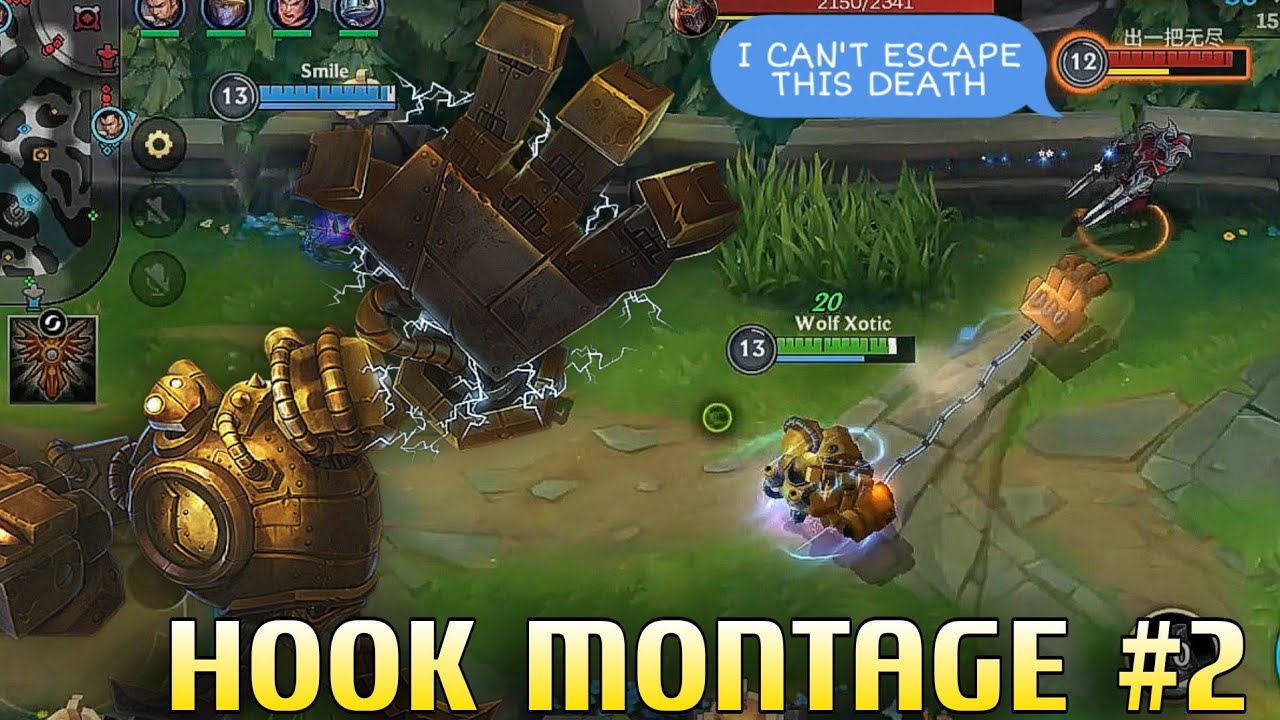 BLITZCRANK HOOK MONTAGE #2 | Rank Gameplay | League of Legends: Wild Rift