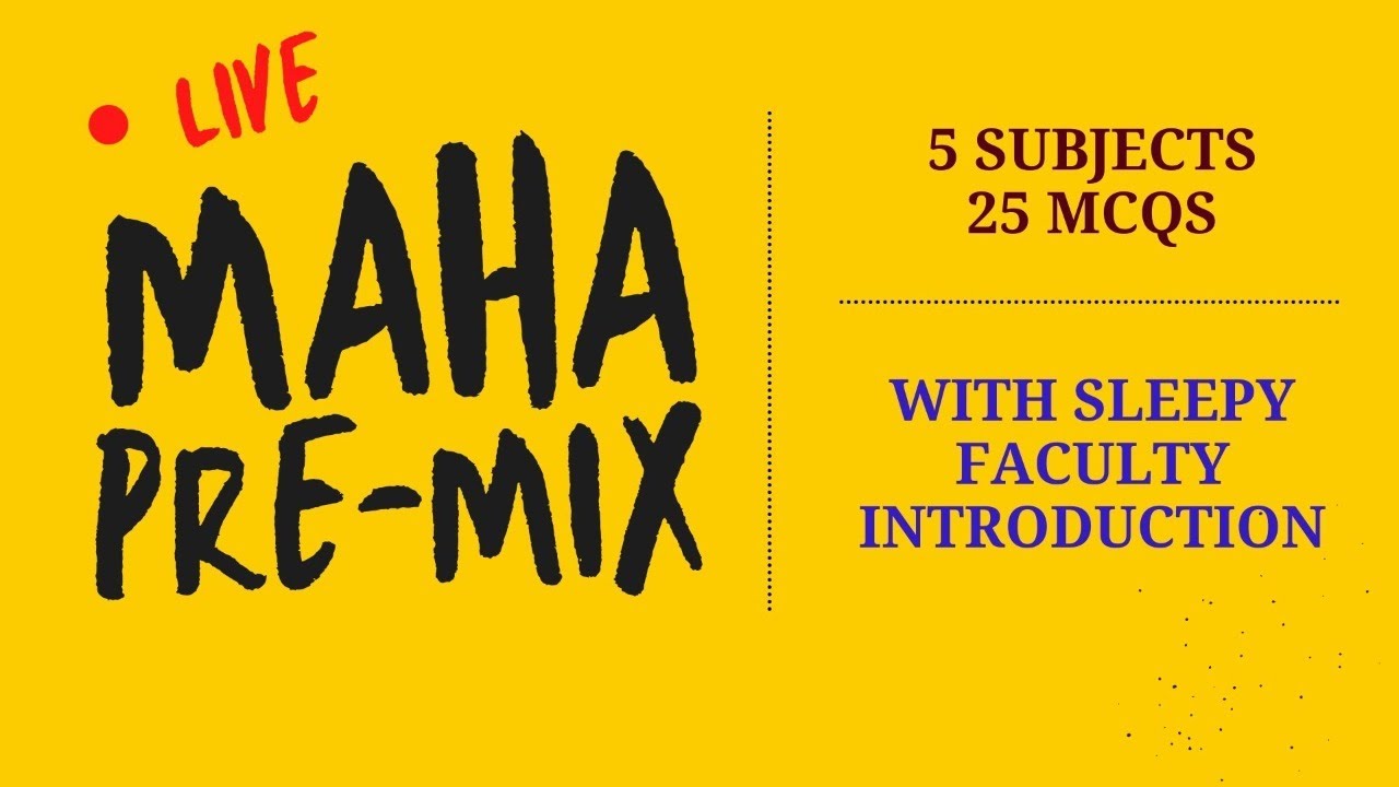 Maha Premix Live Session + Faculty Introduction  || 18th April 2021 || UPSC Prelims and Mains