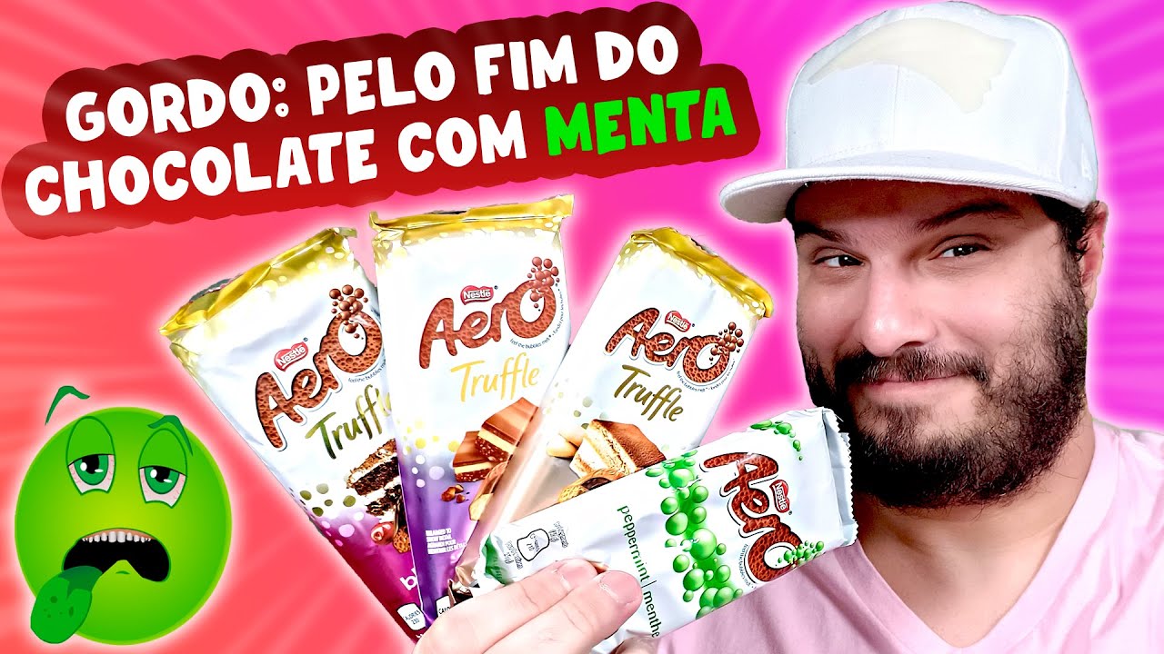 PROVANDO O CHOCOLATE SUFLAIR GRINGO - PRA QUE MENTA COM CHOCOLATE?