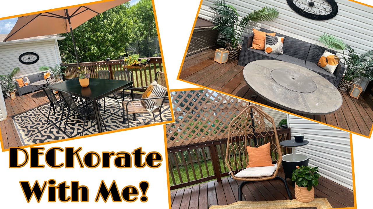 Decorate My Deck With Me! | Outdoor Deck Makeover and Styling Ideas On A Budget