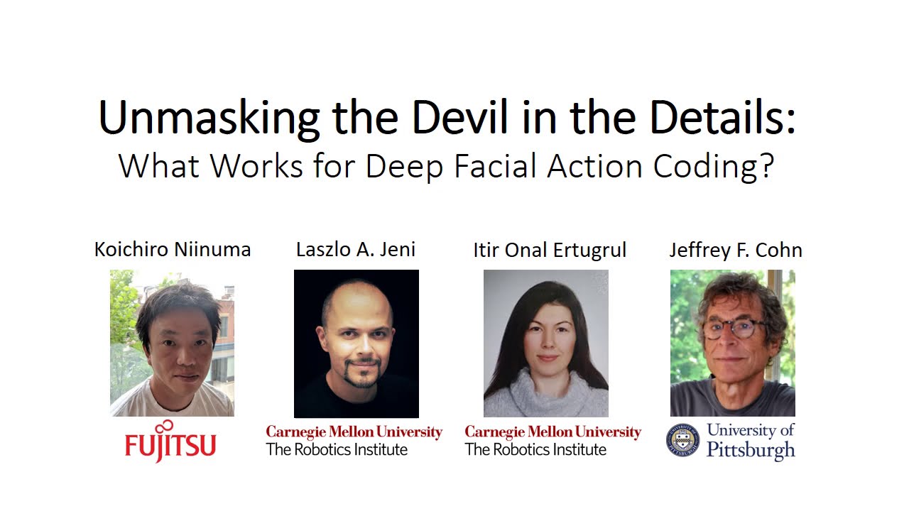 Unmasking the Devil in the Details: What Works for Deep Facial Action Coding? (BMVC 2019 spotlight)