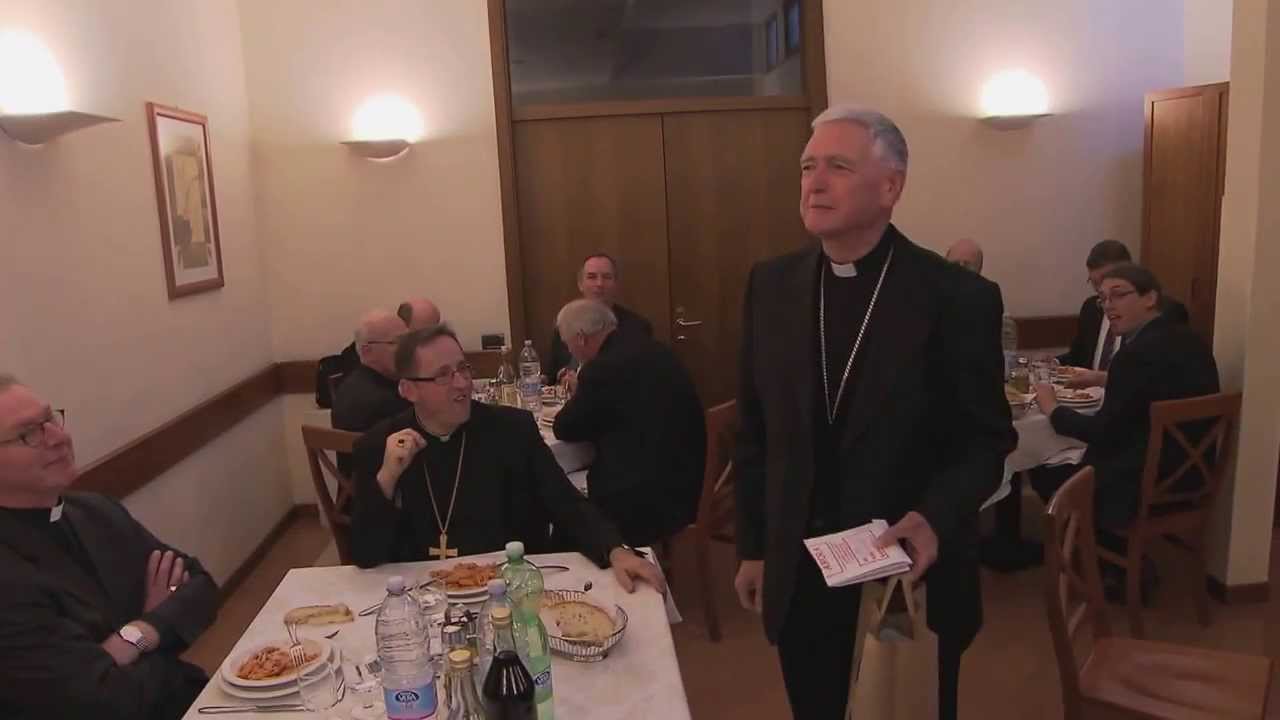 Sinterklaas bij de Nederlandse bisschoppen in Rome
