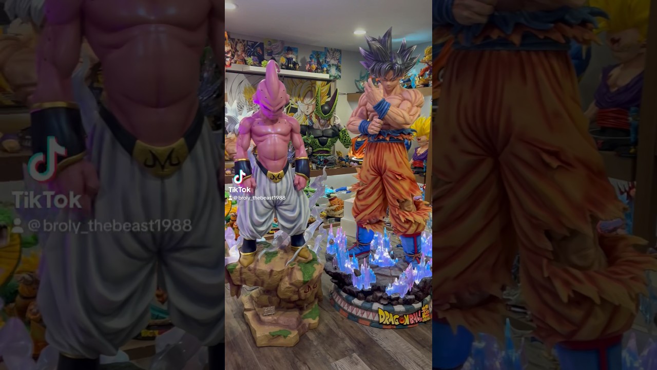 Dbz lifesize statues collection 🔥🔥 #dbz #dragonball #viral #shortvideo #shorts #goku #buu #trunks