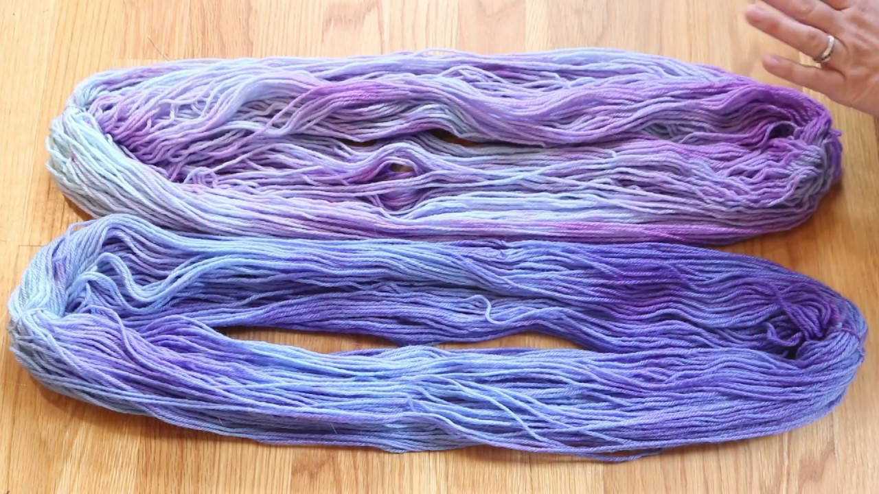 Dip Dyeing Yarn to Break Wilton's Violet - In Reverse?
