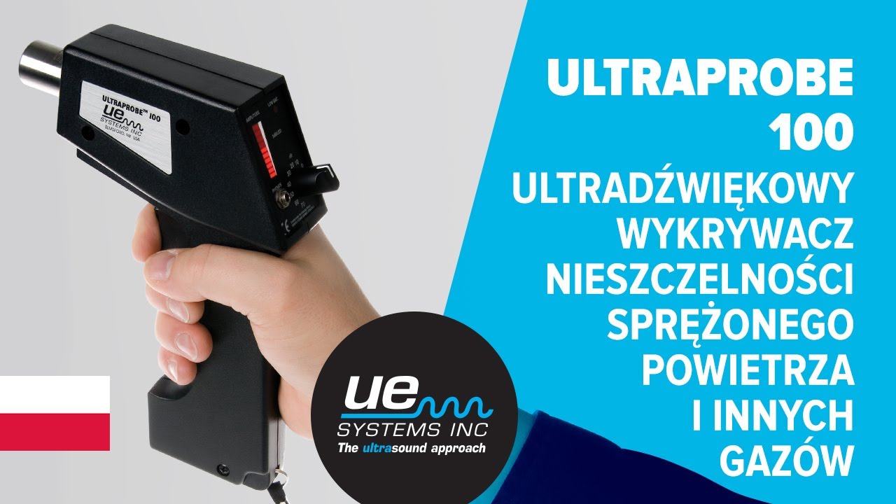 Ultraprobe 100 – Ultradźwiękowy wykrywacz nieszczelności sprężonego powietrza i innych gazów