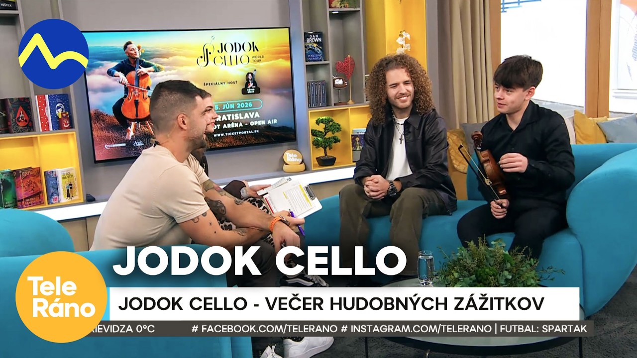 Unikátny koncert v Bratislave - príde Jodok Cello | Teleráno