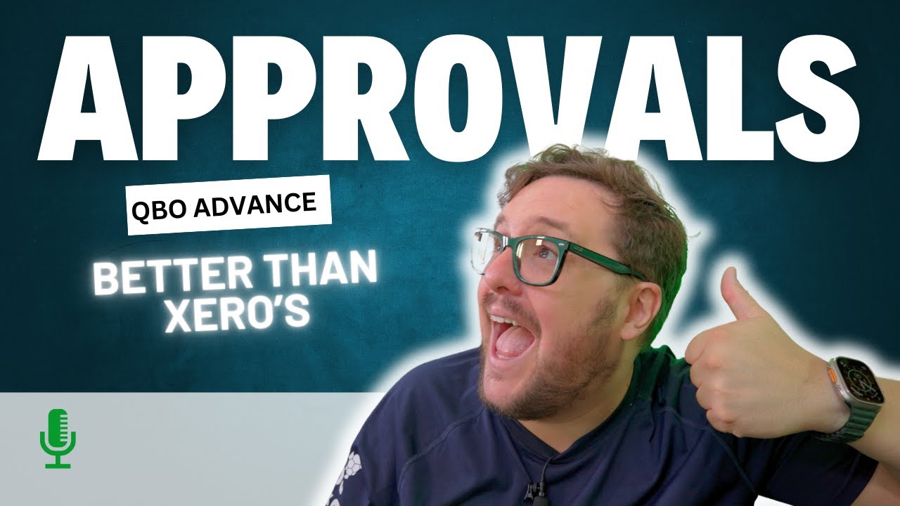 New Approval work flow in QuickBooks Online - its way better than Xero's!