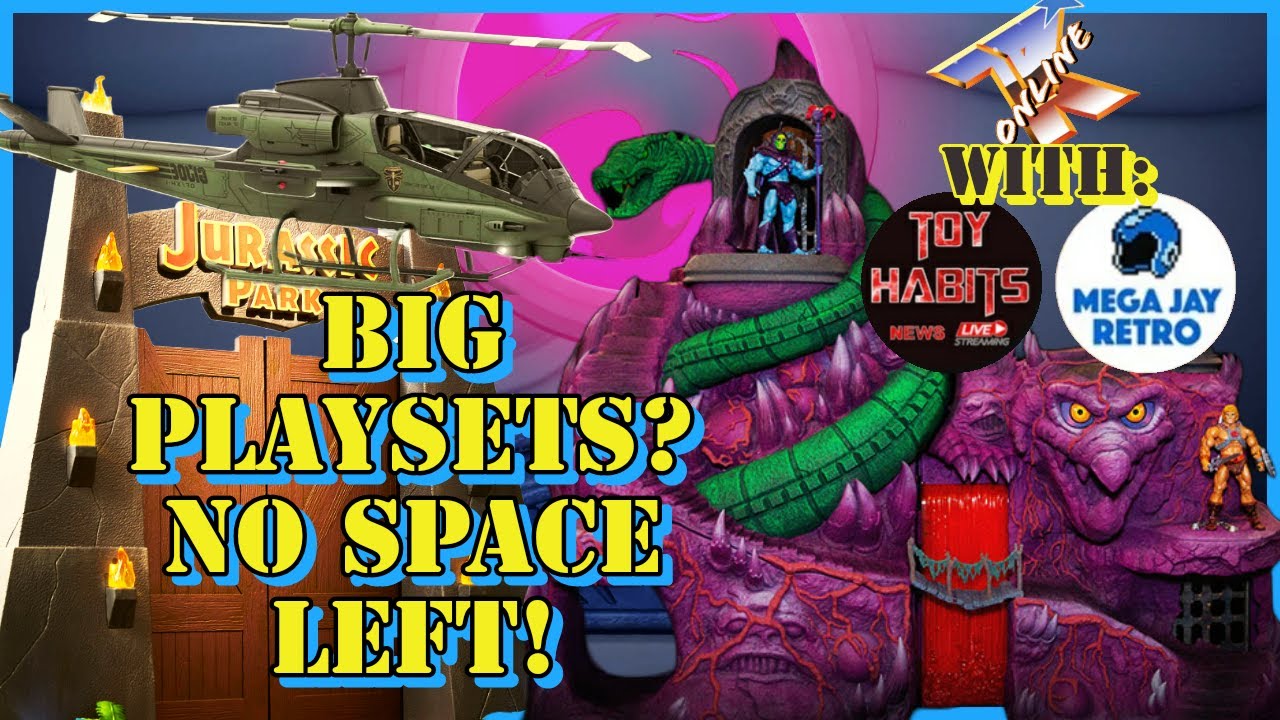 Too Many Big Playsets? Out of SPACE + Super 7 Cats Lair Teaser w/ Toy Habits, Mega Jay Retro, Brick!