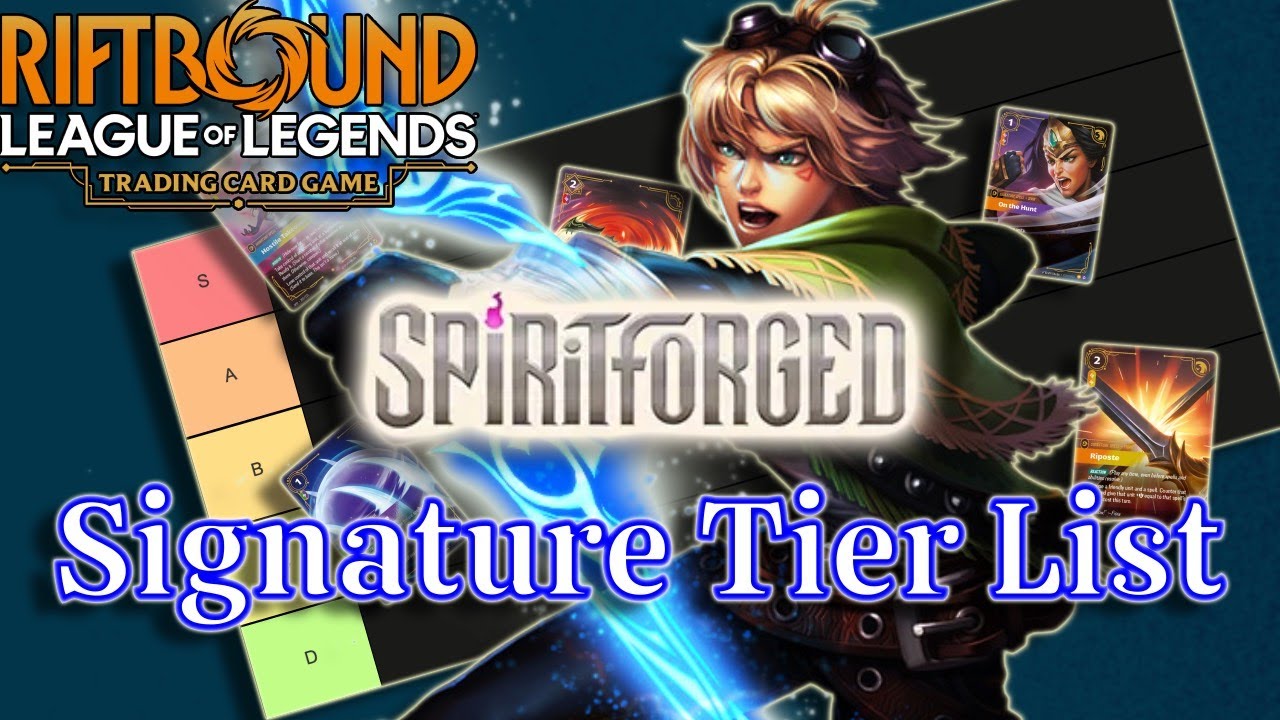 Riftbound: Spiritforged Signature Tier List  