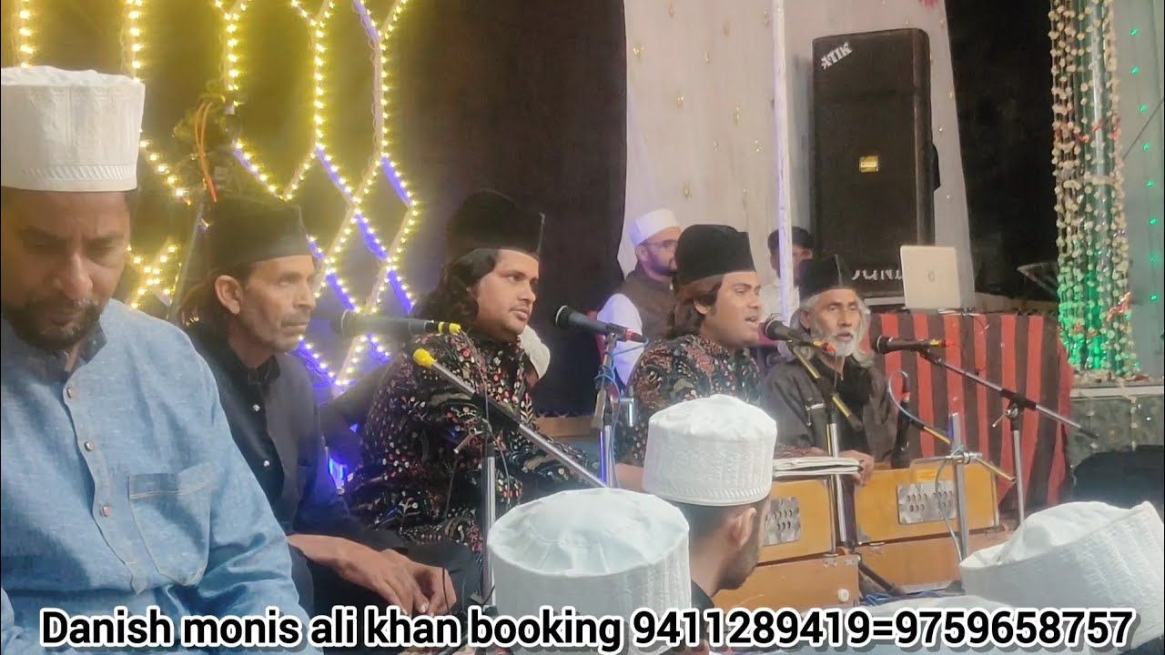 Bin sajan ke me ratiyan danish monis ali khan Qawwali hit song || peer yazdani khilchipur m.p