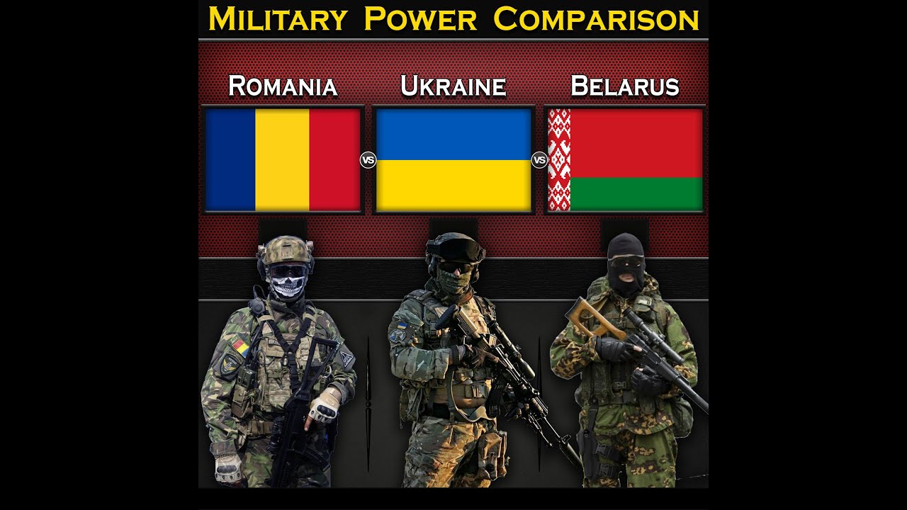 Romania vs Ukraine vs Belarus | Military Power Comparison 2025