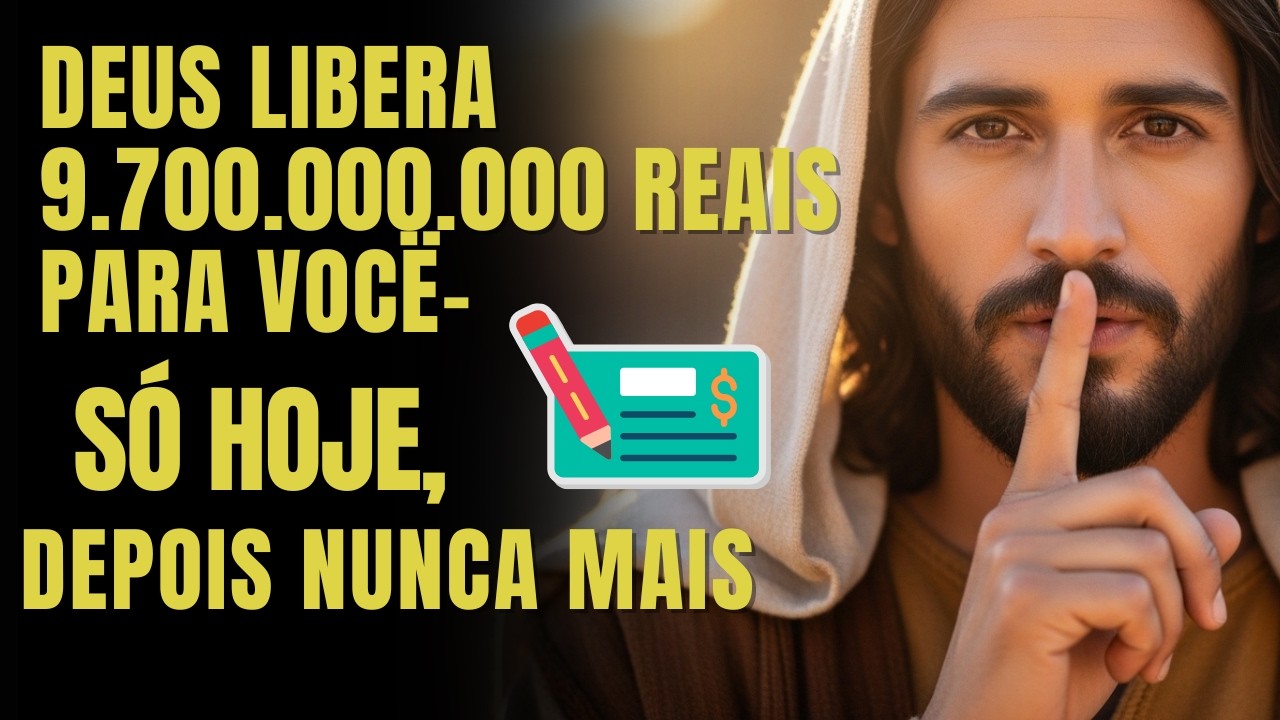 DEUS DIZ: MILAGRE AGORA: DEUS LIBERA 5.700.000.000 PARA VOCÊ – SÓ HOJE, DEPOIS NUNCA MAIS