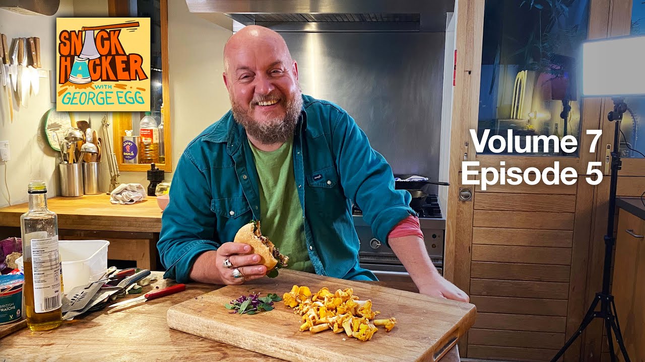 Snack Hacker with George Egg – Rustlers Mushroom Swiss