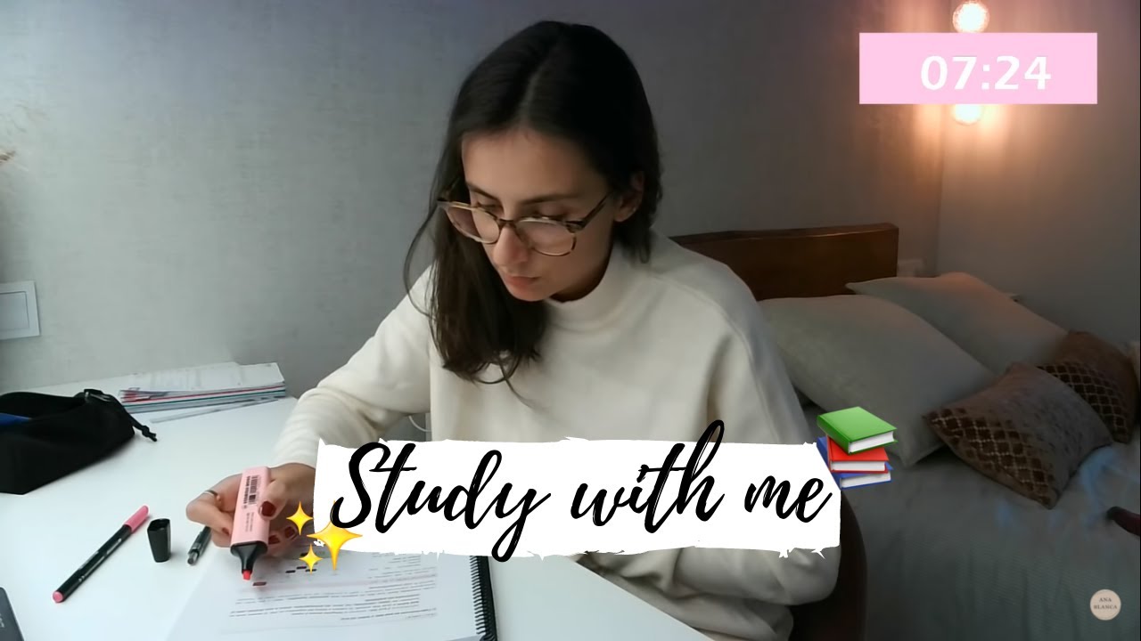 STUDY WITH ME || @anablanchustudy