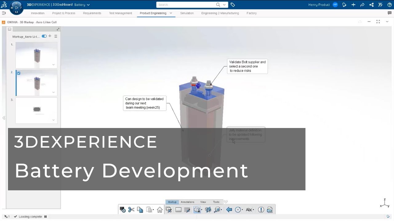 Virtual Twin for Battery Development | 3DEXPERIENCE
