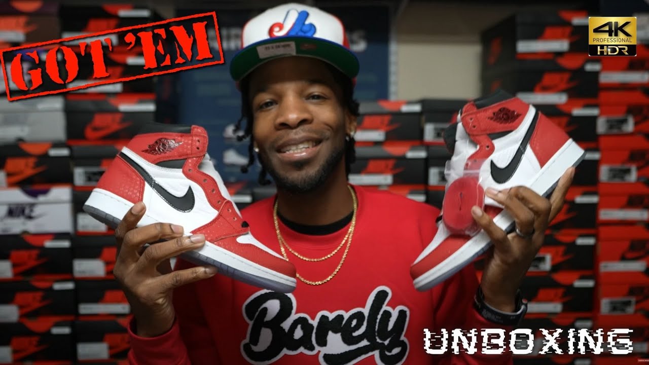 GOT EM BACK!!! JORDAN 1 SPIDERMAN AKA ORGIN STORY UNBOXING W/ OVERVIEW!!