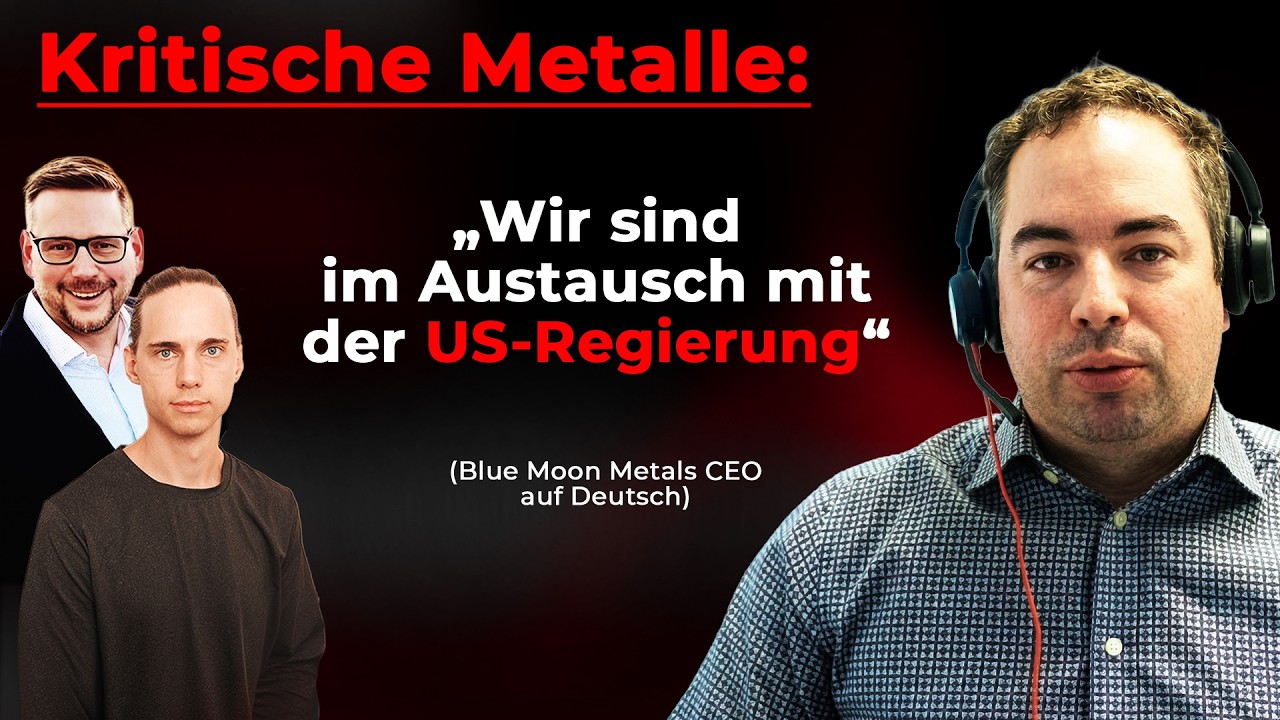 Blue Moon Metals CEO: “Kein US-Waffensystem ist vollständig mit kritischen Metallen abgesichert!”