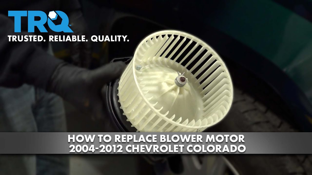 Как заменить электродвигатель вентилятора Chevrolet Colorado 2004-2012
