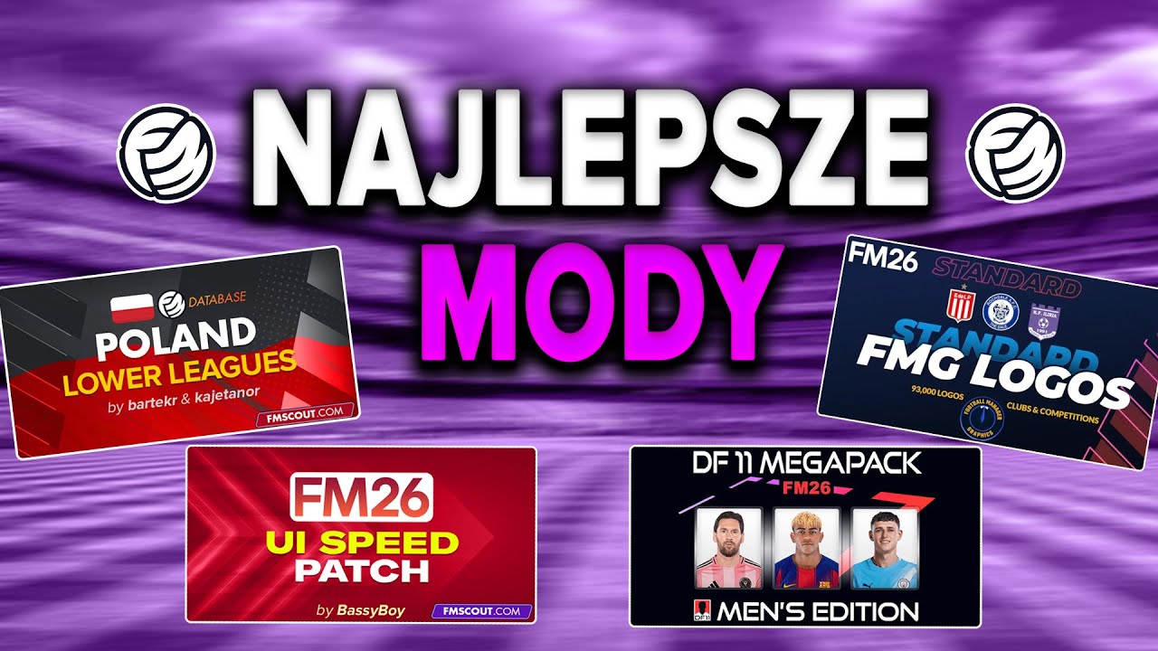 Najlepsze Facepacki, Logopacki i Dodatki do Football Managera 26 + instalacja