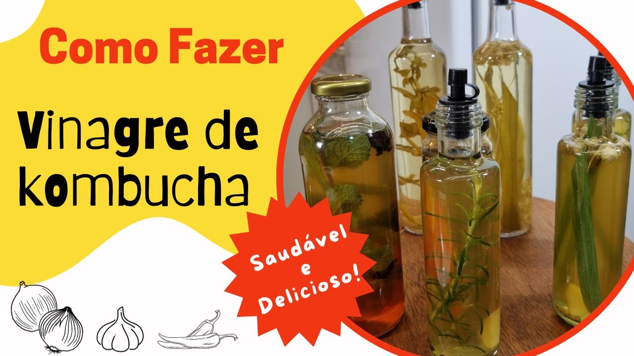 VINAGRE DE KOMBUCHA - COMO FAZER