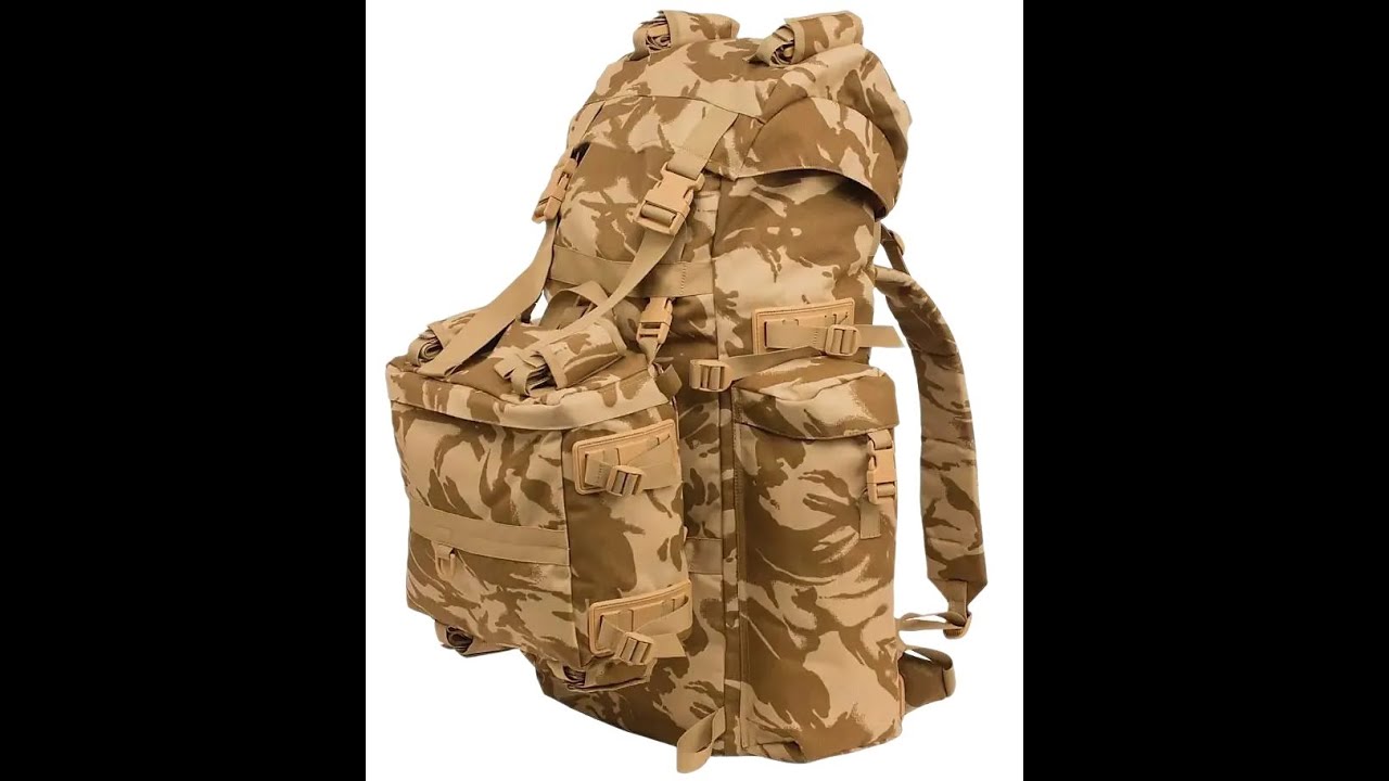 Surplus Romanian Army 90L Desert Camo Rucksack