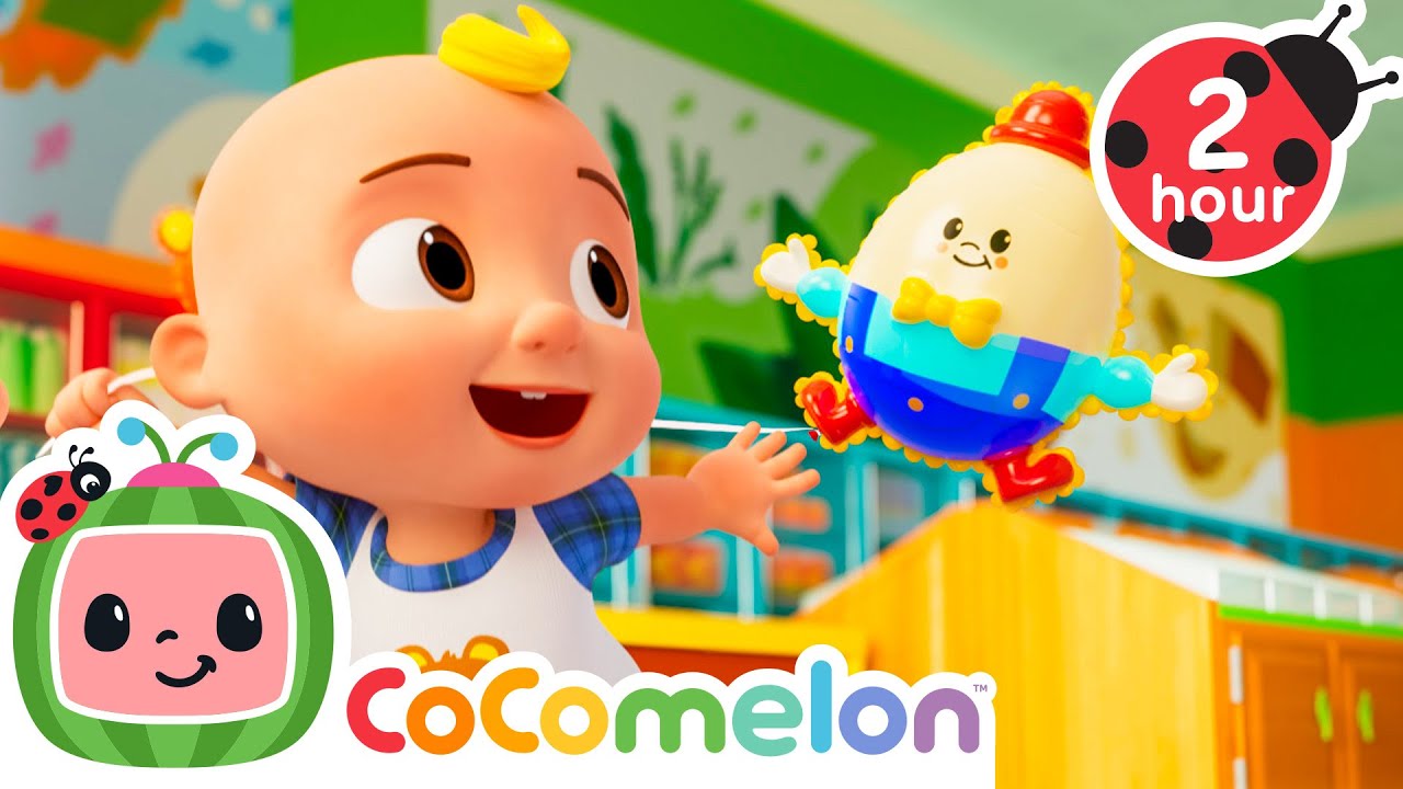 JJ's Balloon Friend Humpty Dumpty 🎈 CoComelon Nursery Rhymes and Kids Songs | After School Club