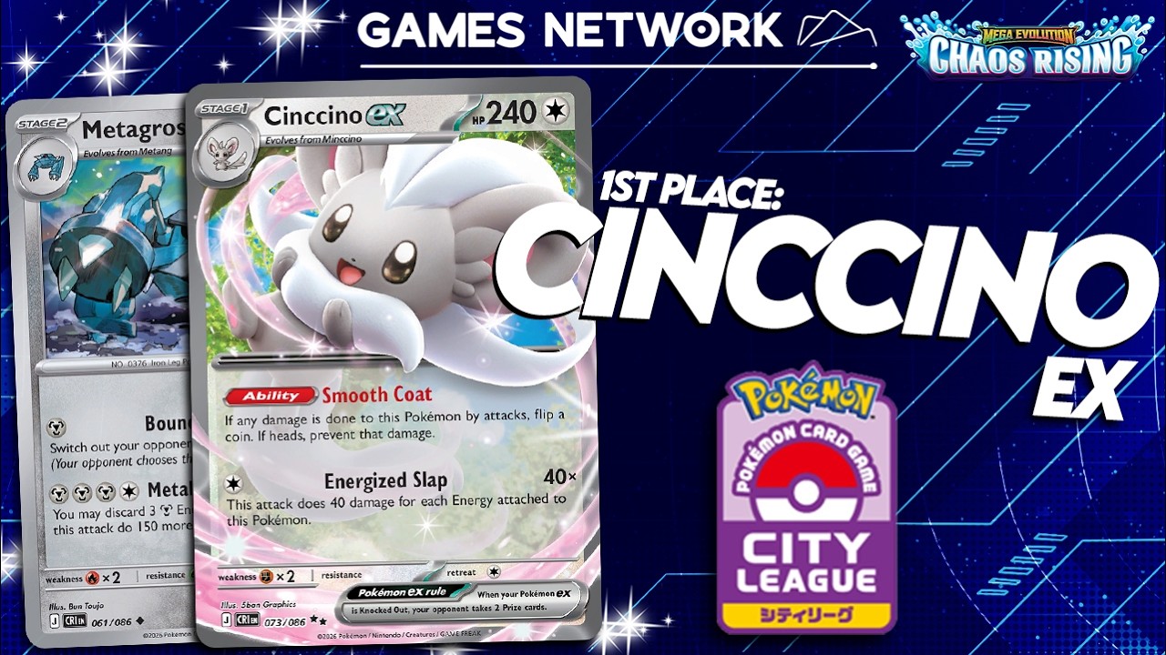 1st Place Deck Profile: Cinccino ex (Block Attacks) - City League Tournament (2026) 🐰